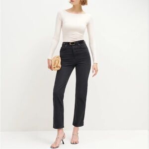 Cynthia high rise straight jeans Vana